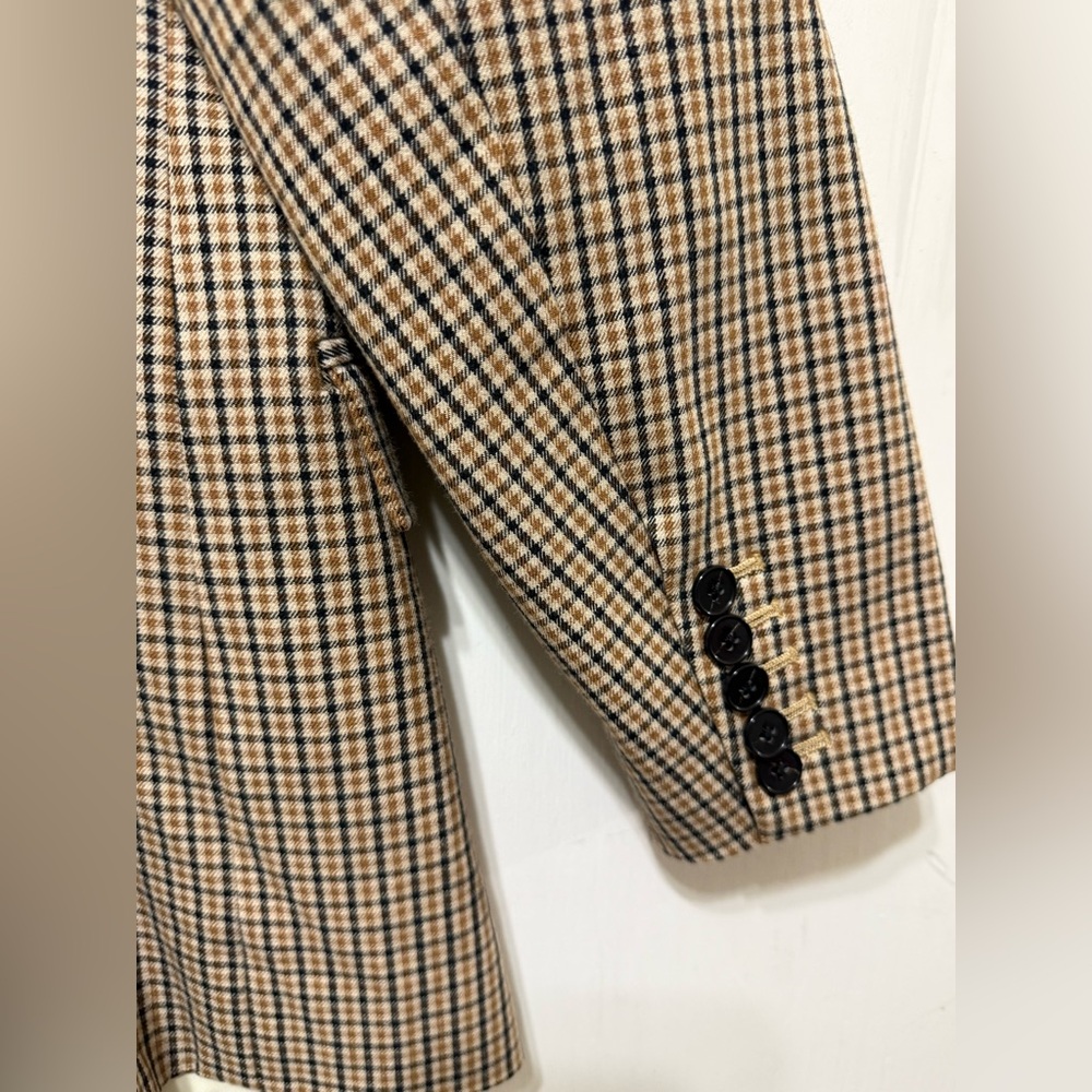 Banana Republic Double-Breasted Plaid Blazer NWT - Picture 8 of 13
